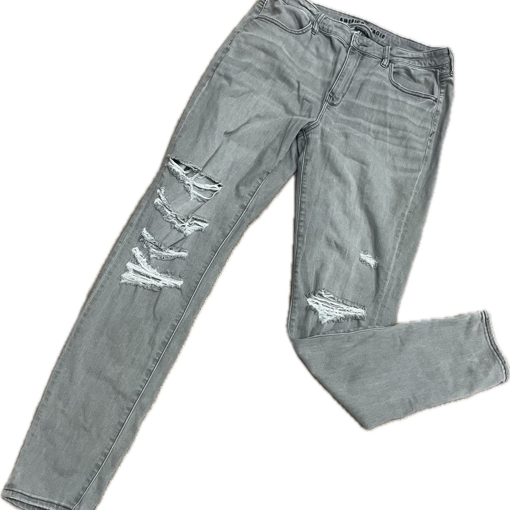 American Eagle Outfitters Light Gray Jeans
